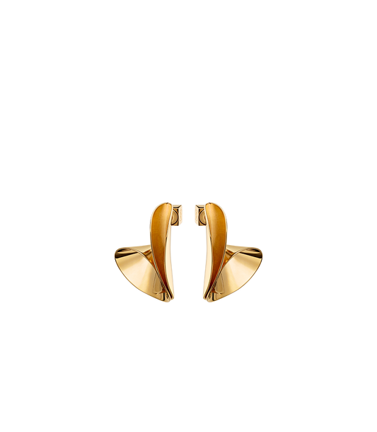 Éole Earrings - 24 carat gold gilded