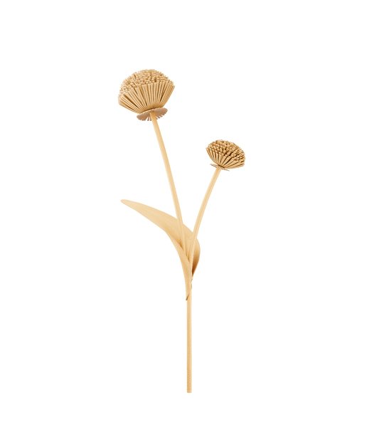 Tul Flower - Textured Duo Wheat
